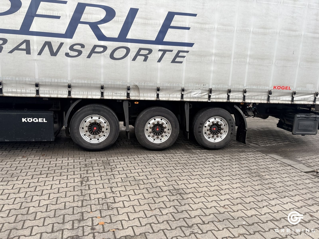 الخيمة نصف مقطورة Kögel SN24, Alu, Liftachse, Lenkachse, Coil, SAF: صور 8