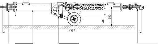 Aircraft Towbar Universal MD11, L1011, DC10, B767, A330, A340, A350, B777, B787 - معدات الدعم الأرضي: صور 2 Aircraft Towbar Universal MD11, L1011, DC10, B767, A330, A340, A350, B777, B787 - معدات الدعم الأرضي: صور 2