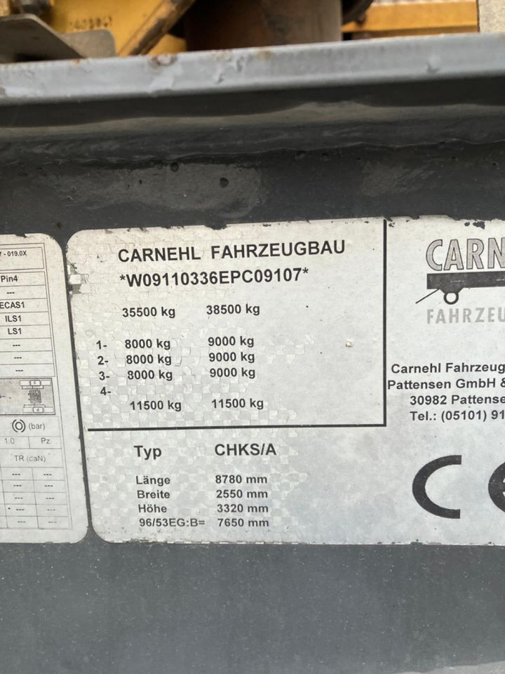 CARNEHL Kippauflieger CHKS A Kippauflieger - قلابة نصف مقطورة: صور 4 CARNEHL Kippauflieger CHKS A Kippauflieger - قلابة نصف مقطورة: صور 4