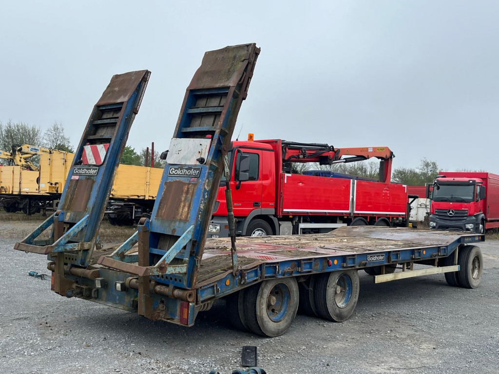 GOLDHOFER GOLDHOFER Tieflader Tiefladeranhänger TU 3-24/80 Rampen - عربة مسطحة منخفضة مقطورة: صور 4 GOLDHOFER GOLDHOFER Tieflader Tiefladeranhänger TU 3-24/80 Rampen - عربة مسطحة منخفضة مقطورة: صور 4