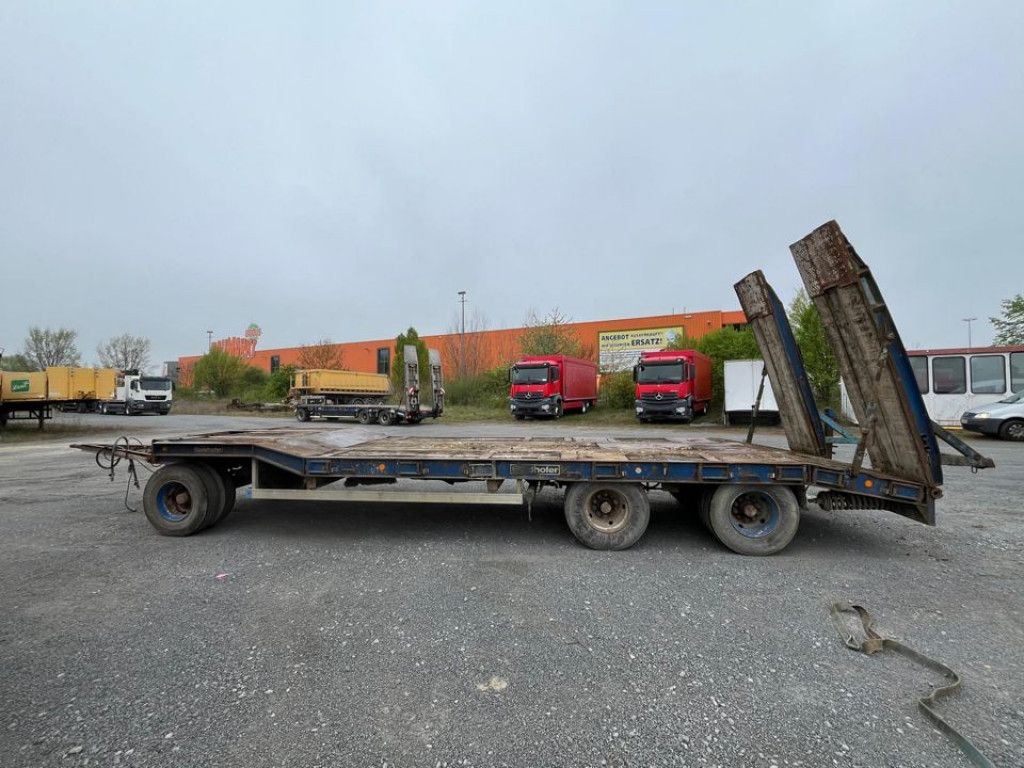 Goldhofer Tieflader TU 3-24/80 Tiefladeranhänger Rampen - عربة مسطحة منخفضة مقطورة: صور 5 Goldhofer Tieflader TU 3-24/80 Tiefladeranhänger Rampen - عربة مسطحة منخفضة مقطورة: صور 5