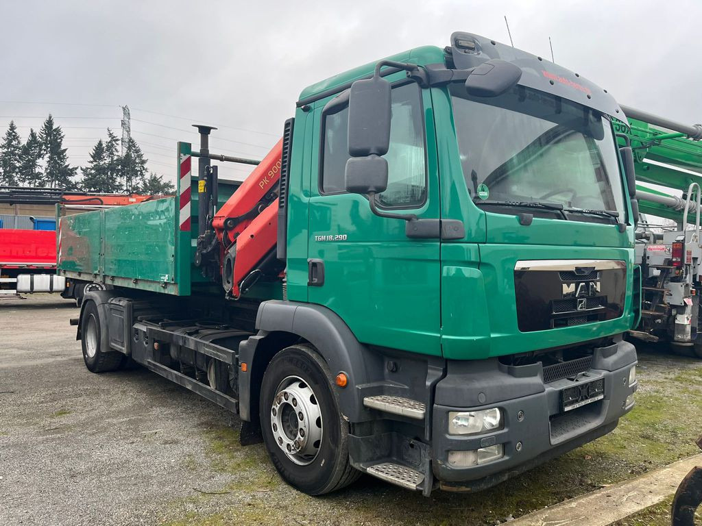 MAN TG-M Abrollkipper 18.290 4x2 mit Kranmulde - شاحنة ذات الخطاف, شاحنة كرين: صور 2 MAN TG-M Abrollkipper 18.290 4x2 mit Kranmulde - شاحنة ذات الخطاف, شاحنة كرين: صور 2