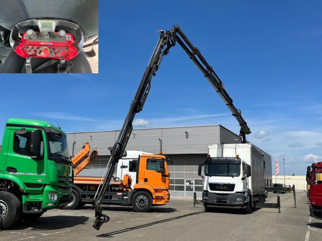 MAN TG-S 26.360 6x2-2LL Pritsche Heckkran 34m/to, Ji - شاحنة كرين: صور 1 MAN TG-S 26.360 6x2-2LL Pritsche Heckkran 34m/to, Ji - شاحنة كرين: صور 1