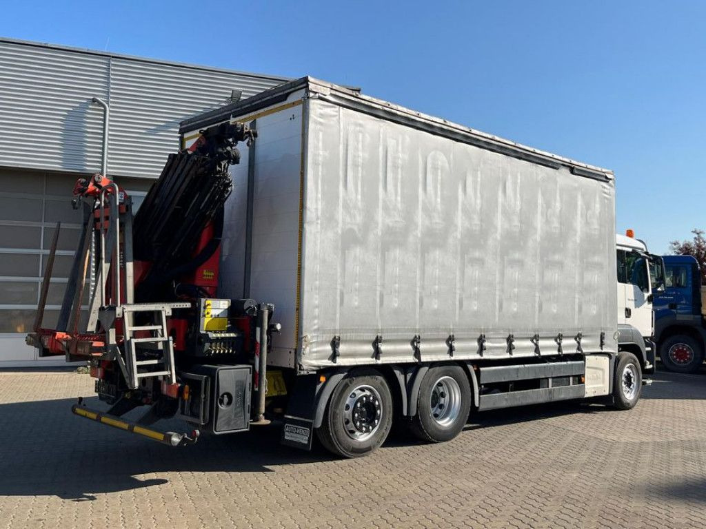 MAN TG-S 26.400 6x2-2 BL Pritsche Heckkran 5xhydr.Au - شاحنات مسطحة, شاحنة كرين: صور 4 MAN TG-S 26.400 6x2-2 BL Pritsche Heckkran 5xhydr.Au - شاحنات مسطحة, شاحنة كرين: صور 4