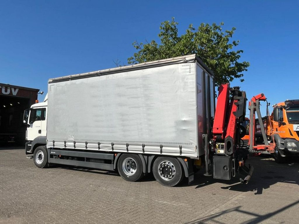 MAN TG-S 26.400 6x2-2 BL Pritsche Heckkran 5xhydr.Au - شاحنة كرين: صور 3 MAN TG-S 26.400 6x2-2 BL Pritsche Heckkran 5xhydr.Au - شاحنة كرين: صور 3