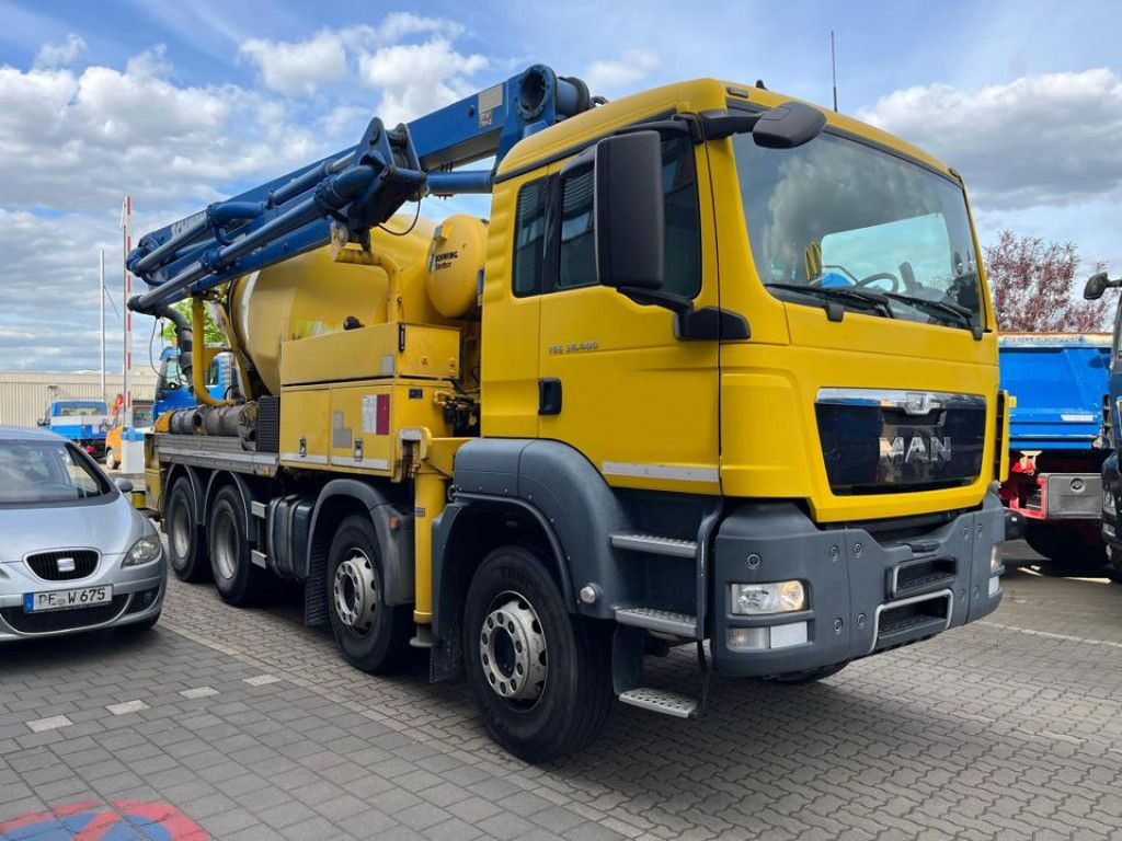 MAN TG-S 35.360 8x4 BB Pumi Pumi 24mKolbenpumpe deut - مضخة خرسانة: صور 2 MAN TG-S 35.360 8x4 BB Pumi Pumi 24mKolbenpumpe deut - مضخة خرسانة: صور 2