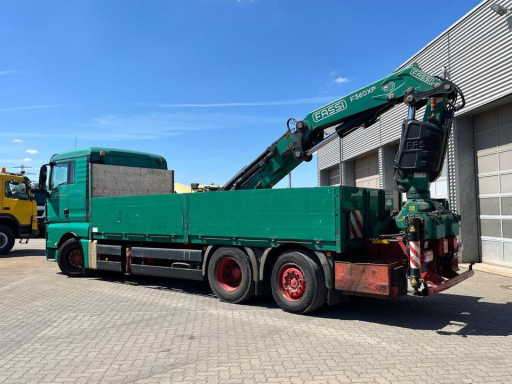 MAN TG-X 26.440 6x2-2 BL Pritsche Heckkran Fassi 360 - شاحنات مسطحة, شاحنة كرين: صور 3 MAN TG-X 26.440 6x2-2 BL Pritsche Heckkran Fassi 360 - شاحنات مسطحة, شاحنة كرين: صور 3
