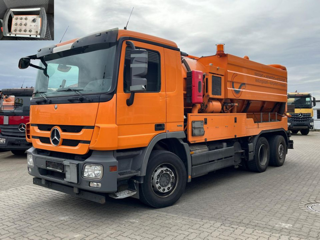 MERCEDES-BENZ Actros 2546 L 6x2 Saug + Spülwagen super Zustand ADR - فراغ شاحنة: صور 1 MERCEDES-BENZ Actros 2546 L 6x2 Saug + Spülwagen super Zustand ADR - فراغ شاحنة: صور 1