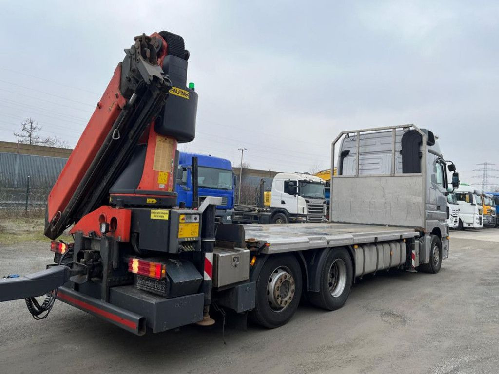 Mercedes-Benz Actros 2541 Pritsche Heckkran Palfinger PK 34002 - شاحنة كرين, شاحنات مسطحة: صور 4 Mercedes-Benz Actros 2541 Pritsche Heckkran Palfinger PK 34002 - شاحنة كرين, شاحنات مسطحة: صور 4