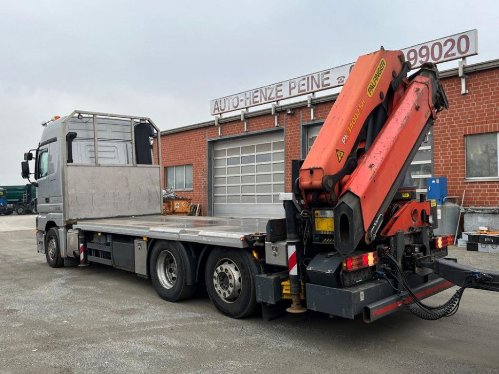 Mercedes-Benz Actros 2541 Pritsche Heckkran Palfinger PK 34002 - شاحنات مسطحة, شاحنة كرين: صور 3 Mercedes-Benz Actros 2541 Pritsche Heckkran Palfinger PK 34002 - شاحنات مسطحة, شاحنة كرين: صور 3