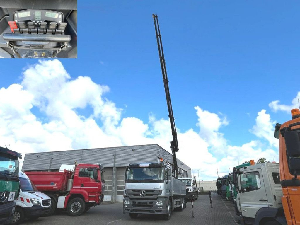 Mercedes-Benz Actros 2546 L 6x2 Pritsche Heckkran Hiab 288 6x - شاحنات مسطحة, شاحنة كرين: صور 4 Mercedes-Benz Actros 2546 L 6x2 Pritsche Heckkran Hiab 288 6x - شاحنات مسطحة, شاحنة كرين: صور 4
