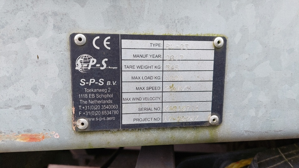 SPS BW01/BW03 Baggage cart - معدات الدعم الأرضي: صور 2 SPS BW01/BW03 Baggage cart - معدات الدعم الأرضي: صور 2