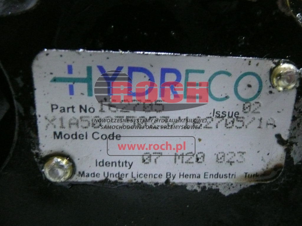 HYDRECO X1A50235023/162705/1A 162705 - مضخة هيدروليكية: صور 2 HYDRECO X1A50235023/162705/1A 162705 - مضخة هيدروليكية: صور 2