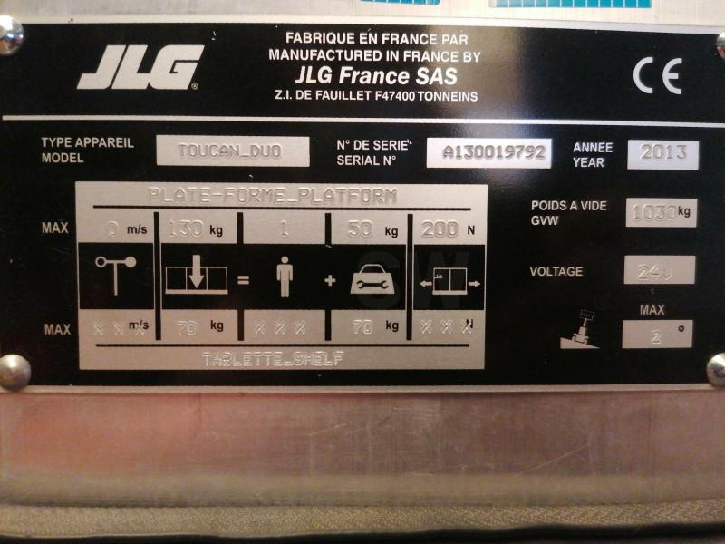 JLG Toucan Duo - الرأسي رفع الصاري: صور 2 JLG Toucan Duo - الرأسي رفع الصاري: صور 2