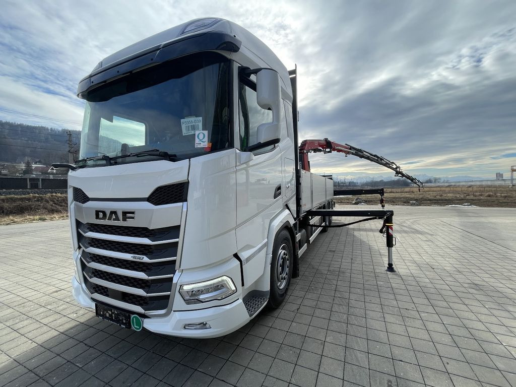 شاحنات مسطحة, شاحنة كرين جديد DAF XF 480 FAN Kranwagen: صور 7