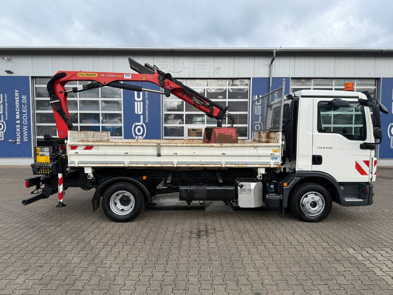 MAN TGL 8.220 4x2 Kipper Kran Palfinger 7.001-K A - شاحنة كرين, قلابات: صور 2 MAN TGL 8.220 4x2 Kipper Kran Palfinger 7.001-K A - شاحنة كرين, قلابات: صور 2