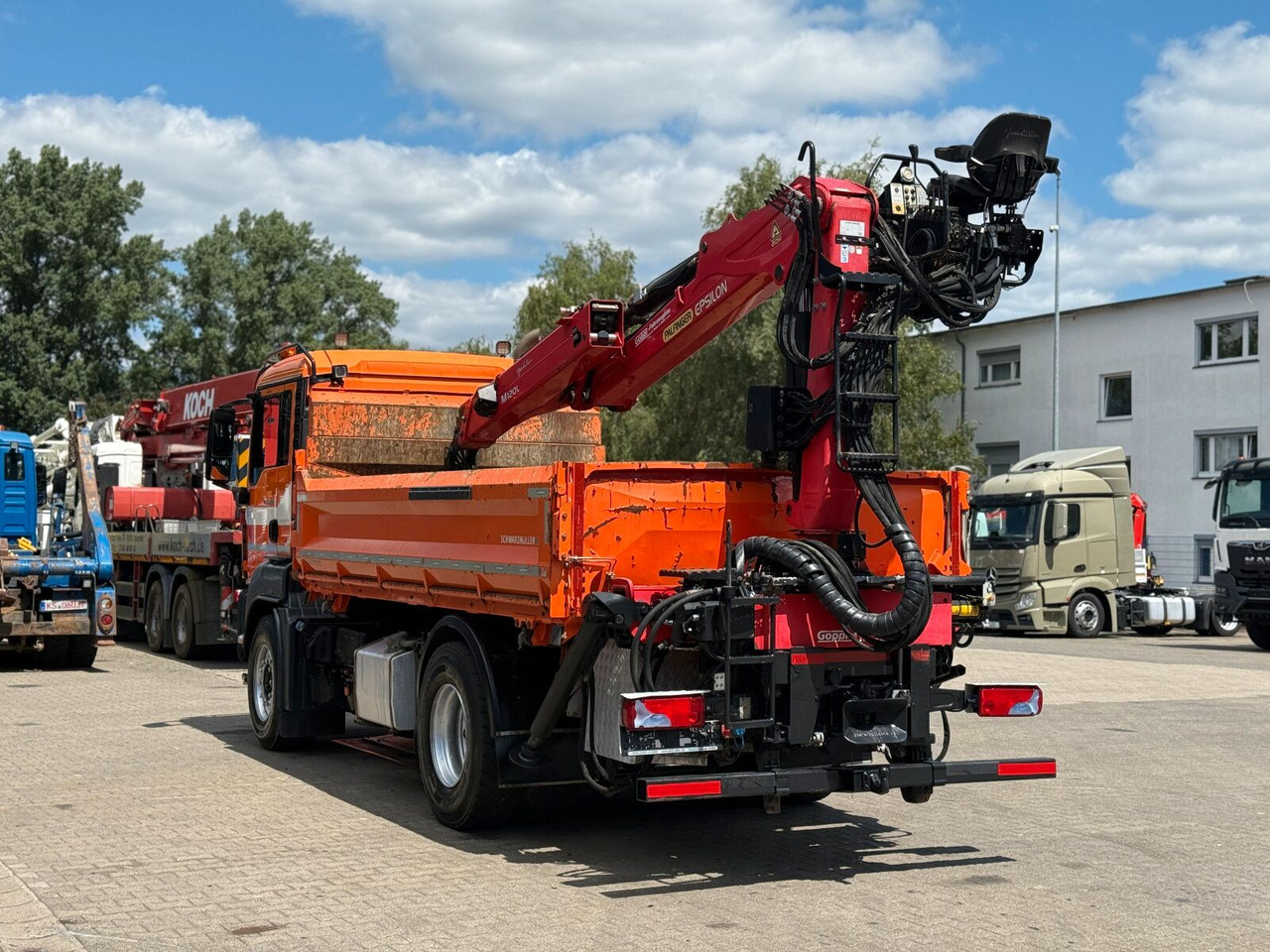 MAN TGS 18.400 4x2 Kipper Bordmatic Kran Palfinger - شاحنة كرين: صور 5 MAN TGS 18.400 4x2 Kipper Bordmatic Kran Palfinger - شاحنة كرين: صور 5