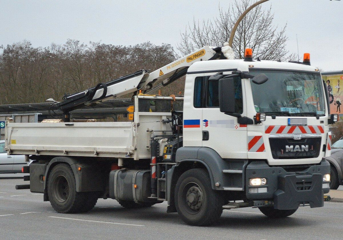 MAN TGS 18.480 4x4H Winter. Kipper Kran PALFINGER 12 - قلابات, شاحنة كرين: صور 1 MAN TGS 18.480 4x4H Winter. Kipper Kran PALFINGER 12 - قلابات, شاحنة كرين: صور 1