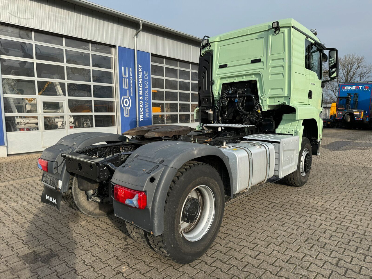 MAN TGS 18.510 4x4 SZM - Kipphyd. Blatt Luft - شاحنة جرار: صور 4 MAN TGS 18.510 4x4 SZM - Kipphyd. Blatt Luft - شاحنة جرار: صور 4