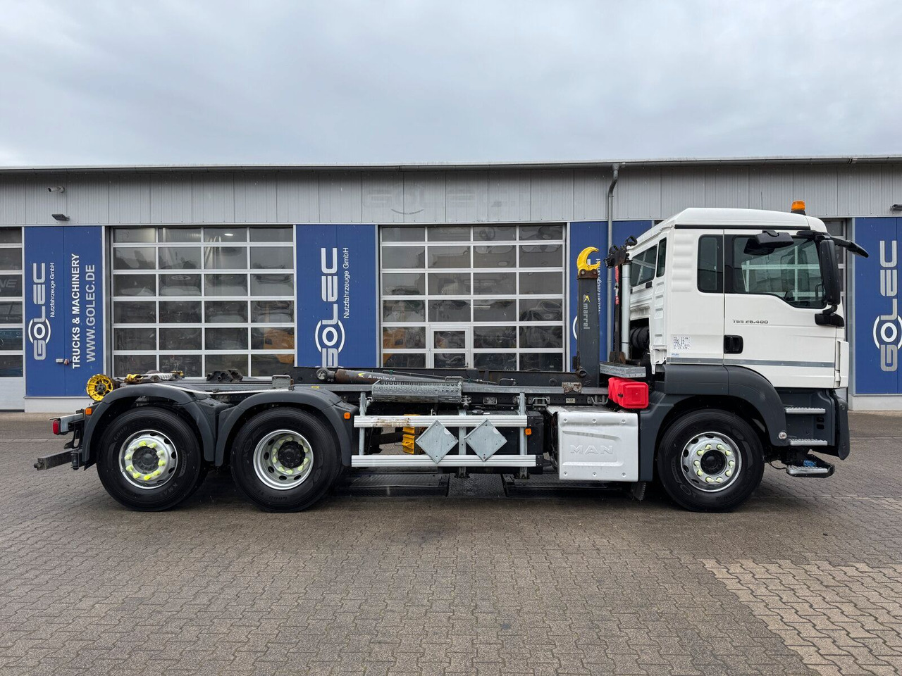 MAN TGS 26.400 6x2-4 Abrollkipper Lift-Lenkachse - شاحنة ذات الخطاف, شاحنة كرين: صور 3 MAN TGS 26.400 6x2-4 Abrollkipper Lift-Lenkachse - شاحنة ذات الخطاف, شاحنة كرين: صور 3