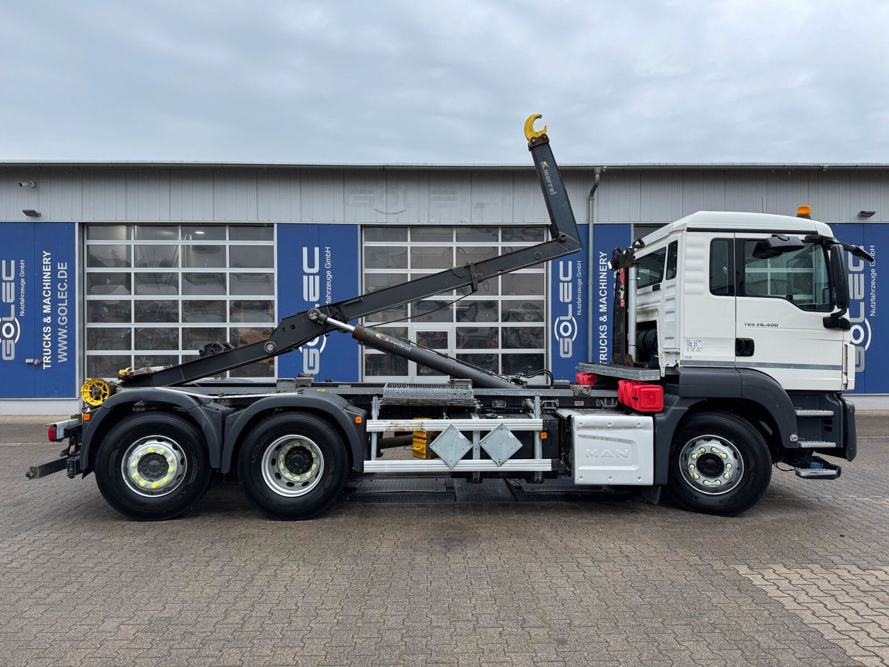 MAN TGS 26.400 6x2-4 Abrollkipper Lift-Lenkachse - شاحنة ذات الخطاف, شاحنة كرين: صور 4 MAN TGS 26.400 6x2-4 Abrollkipper Lift-Lenkachse - شاحنة ذات الخطاف, شاحنة كرين: صور 4
