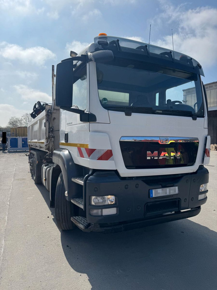 MAN TGS 26.400 6x2*4 Kipper Bordm. Kran ATLAS 172.3E - قلابات, شاحنة كرين: صور 1 MAN TGS 26.400 6x2*4 Kipper Bordm. Kran ATLAS 172.3E - قلابات, شاحنة كرين: صور 1
