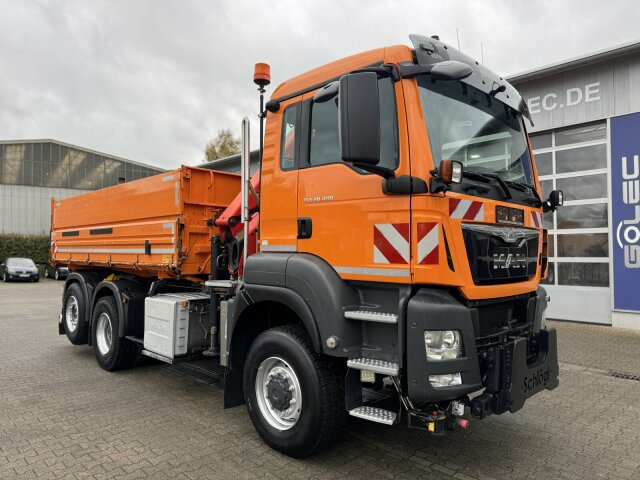 MAN TGS 28.400 6x4-4 Kipper Kran Palfinger PK9002 - قلابات, شاحنة كرين: صور 1 MAN TGS 28.400 6x4-4 Kipper Kran Palfinger PK9002 - قلابات, شاحنة كرين: صور 1