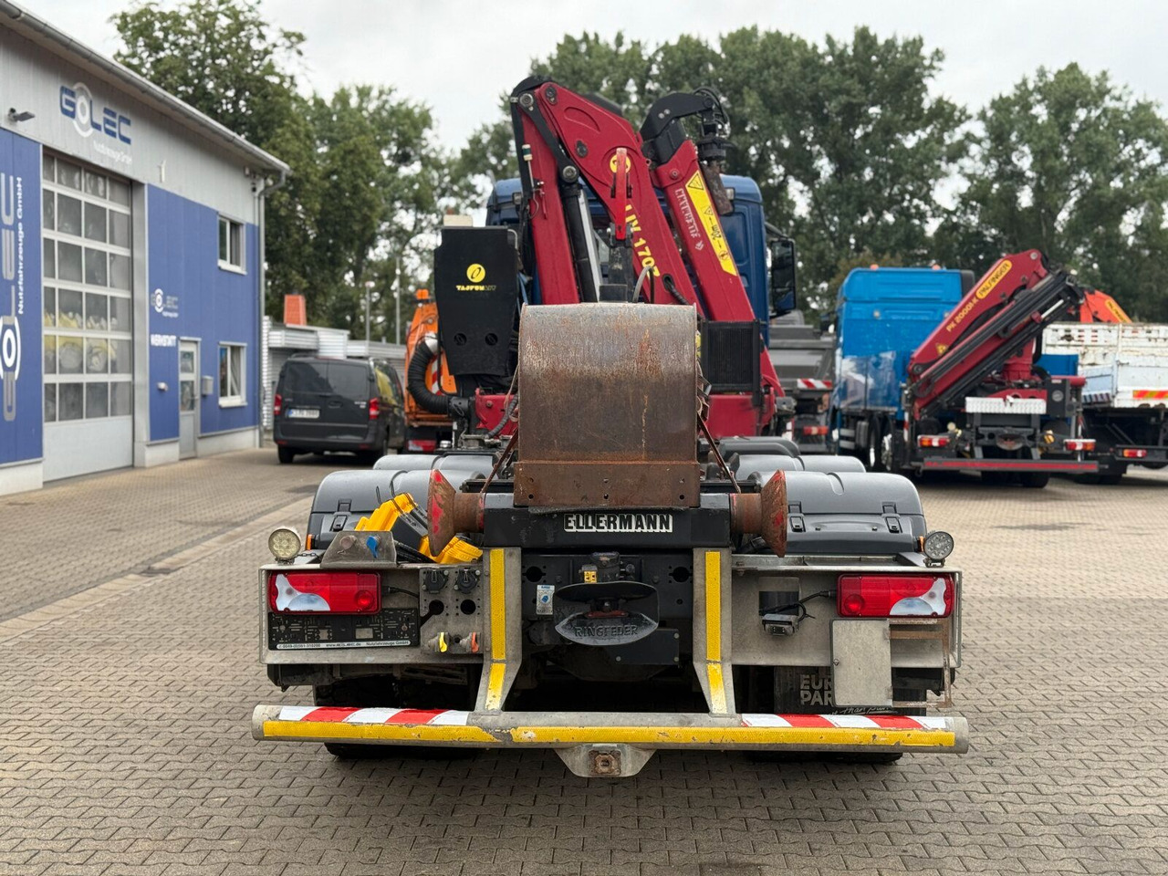 MAN TGS 28.480 6x4 Abrollkipper Kran Greifer 4,63 T - شاحنة ذات الخطاف, شاحنة كرين: صور 4 MAN TGS 28.480 6x4 Abrollkipper Kran Greifer 4,63 T - شاحنة ذات الخطاف, شاحنة كرين: صور 4