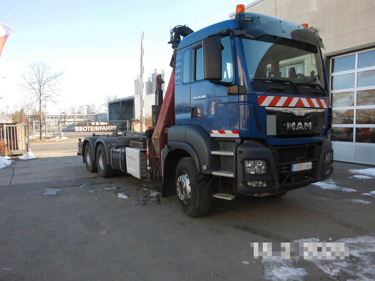 MAN TGS 28.480 6x4 Abrollkipper + Kran bis 4,63 T - شاحنة ذات الخطاف, شاحنة كرين: صور 1 MAN TGS 28.480 6x4 Abrollkipper + Kran bis 4,63 T - شاحنة ذات الخطاف, شاحنة كرين: صور 1