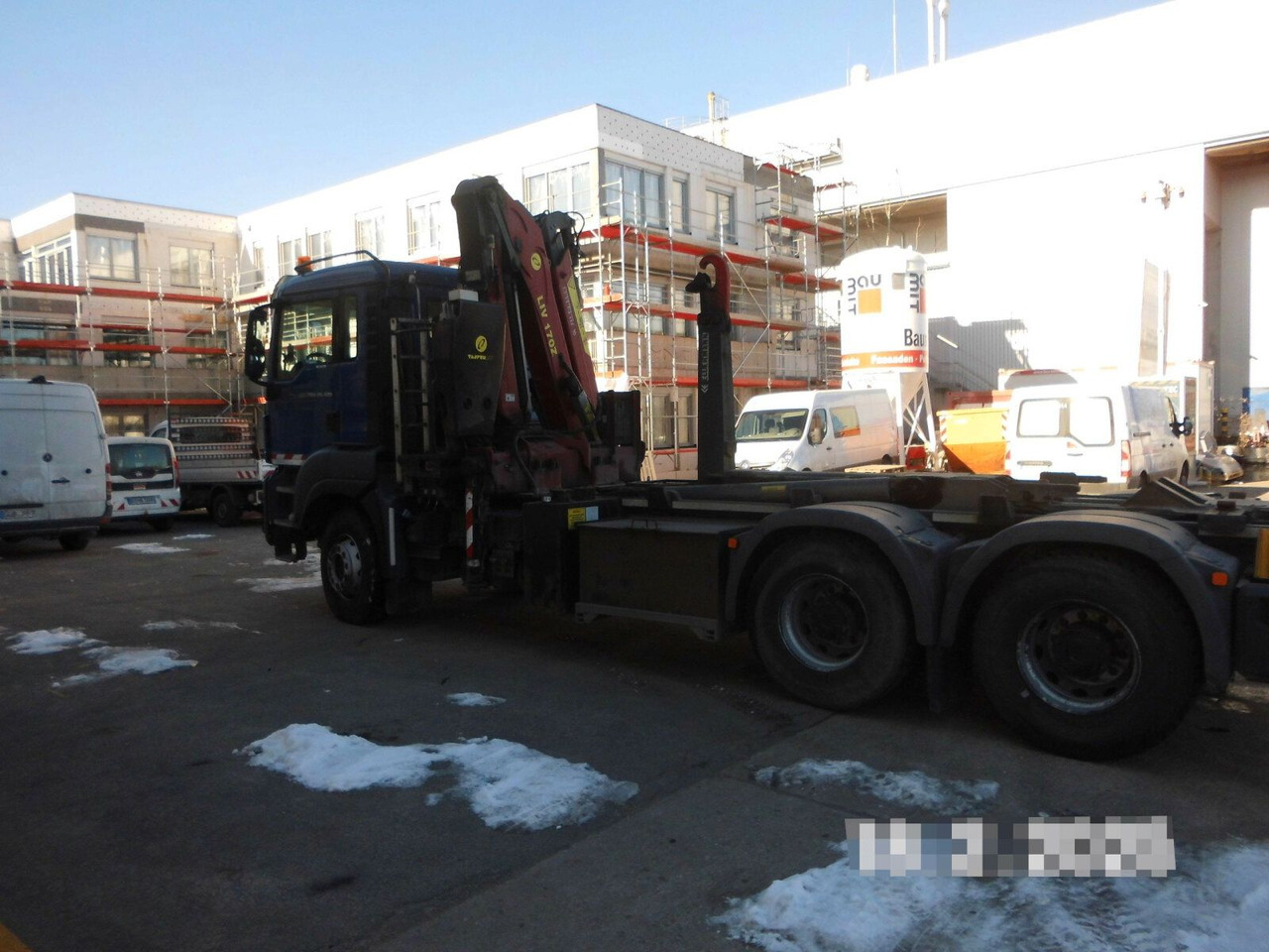 MAN TGS 28.480 6x4 Abrollkipper + Kran bis 4,63 T - شاحنة ذات الخطاف, شاحنة كرين: صور 4 MAN TGS 28.480 6x4 Abrollkipper + Kran bis 4,63 T - شاحنة ذات الخطاف, شاحنة كرين: صور 4