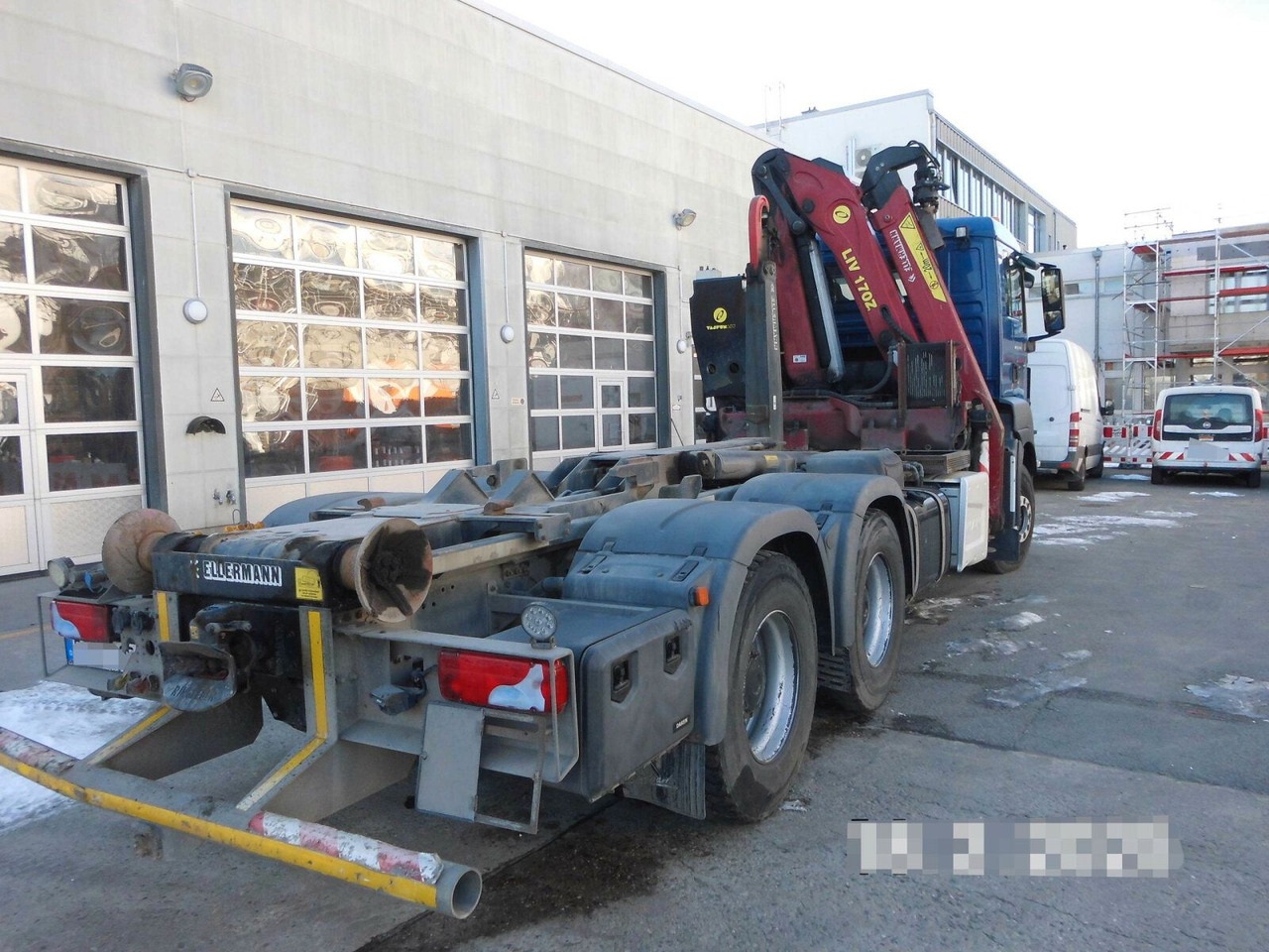MAN TGS 28.480 6x4 Abrollkipper + Kran bis 4,63 T - شاحنة كرين: صور 3 MAN TGS 28.480 6x4 Abrollkipper + Kran bis 4,63 T - شاحنة كرين: صور 3