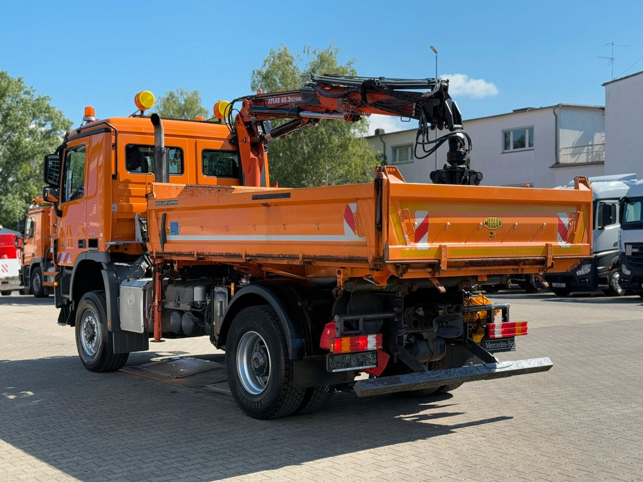 تأجير  Mercedes-Benz ACTROS 2044 4x4 Kipper Kran ATLAS 65.2 A2L Mercedes-Benz ACTROS 2044 4x4 Kipper Kran ATLAS 65.2 A2L: صور 9