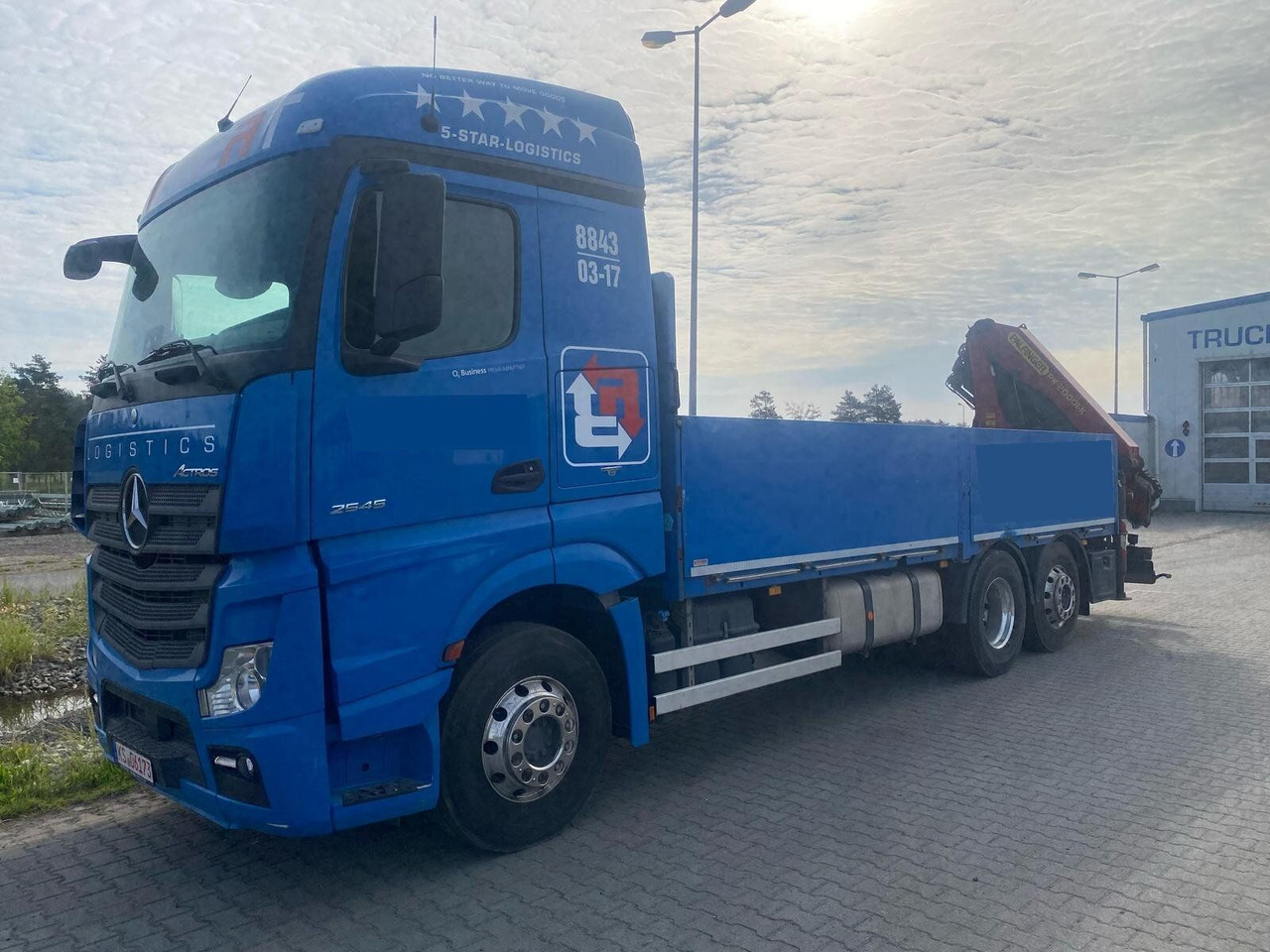 Mercedes-Benz ACTROS 2545 6x2 Pritsche Kran Palfinger PK20001K - شاحنات مسطحة, شاحنة كرين: صور 3 Mercedes-Benz ACTROS 2545 6x2 Pritsche Kran Palfinger PK20001K - شاحنات مسطحة, شاحنة كرين: صور 3