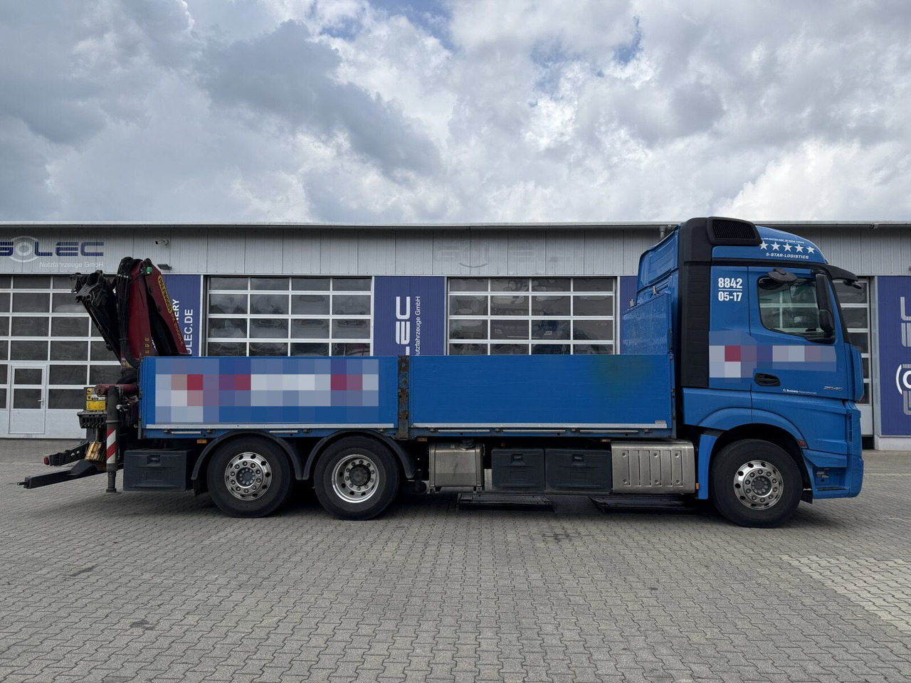 Mercedes-Benz ACTROS 2545 6x2 Pritsche Kran Palfinger PK20001K - شاحنات مسطحة, شاحنة كرين: صور 2 Mercedes-Benz ACTROS 2545 6x2 Pritsche Kran Palfinger PK20001K - شاحنات مسطحة, شاحنة كرين: صور 2