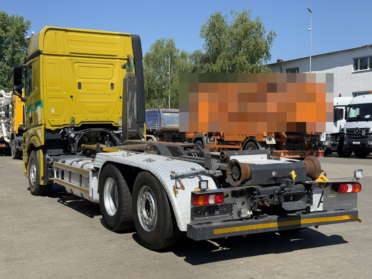 Mercedes-Benz ACTROS 2558 6x2 Abrollkipper *Lenkachse Retarder - شاحنة ذات الخطاف: صور 5 Mercedes-Benz ACTROS 2558 6x2 Abrollkipper *Lenkachse Retarder - شاحنة ذات الخطاف: صور 5
