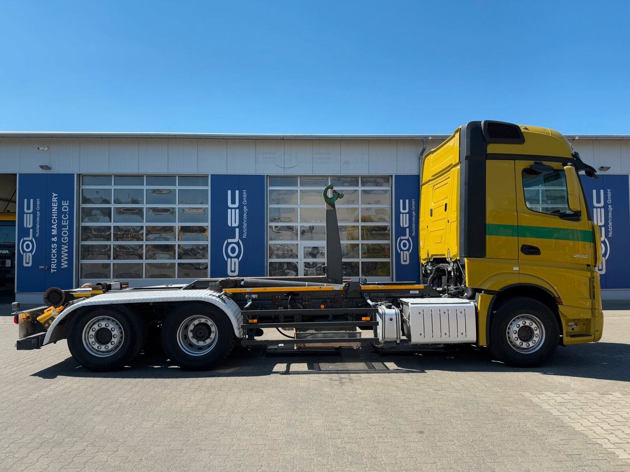 Mercedes-Benz ACTROS 2558 6x2 Abrollkipper *Lenkachse Retarder - شاحنة ذات الخطاف: صور 2 Mercedes-Benz ACTROS 2558 6x2 Abrollkipper *Lenkachse Retarder - شاحنة ذات الخطاف: صور 2
