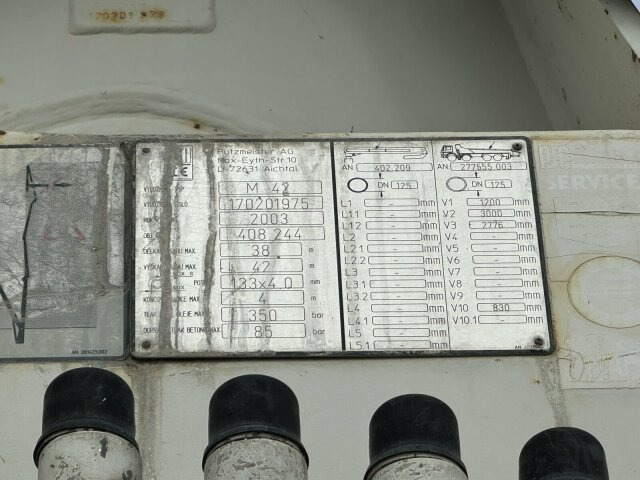 مضخة خرسانة Mercedes-Benz ACTROS 3240 8x4 Betonpumpe PUTZMEISTER BSF 42 M: صور 15 مضخة خرسانة Mercedes-Benz ACTROS 3240 8x4 Betonpumpe PUTZMEISTER BSF 42 M: صور 15