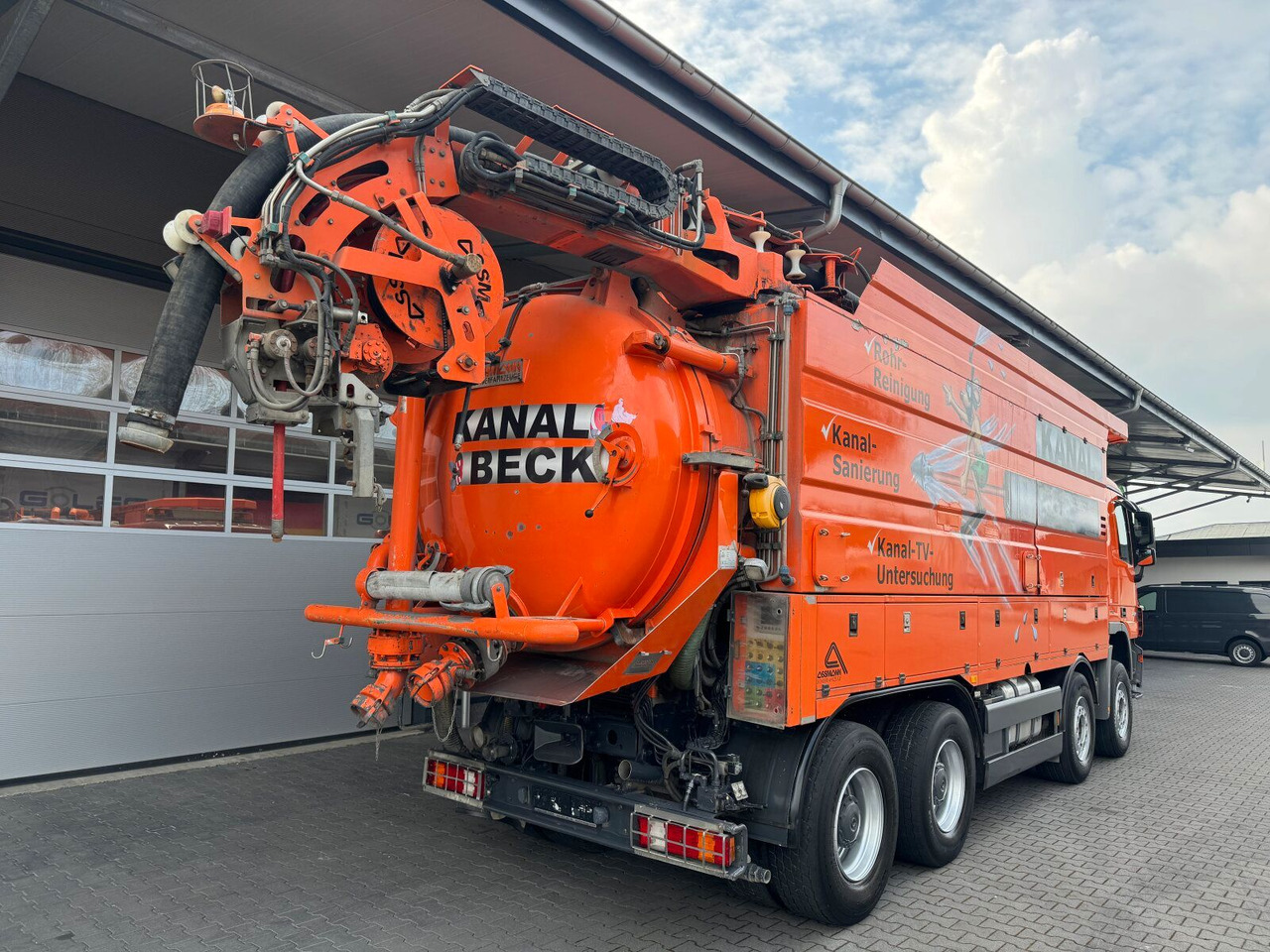 Mercedes-Benz ACTROS 4148 8x4 Kanalreiniger & Wasserrückgewinn - فراغ شاحنة: صور 4 Mercedes-Benz ACTROS 4148 8x4 Kanalreiniger & Wasserrückgewinn - فراغ شاحنة: صور 4