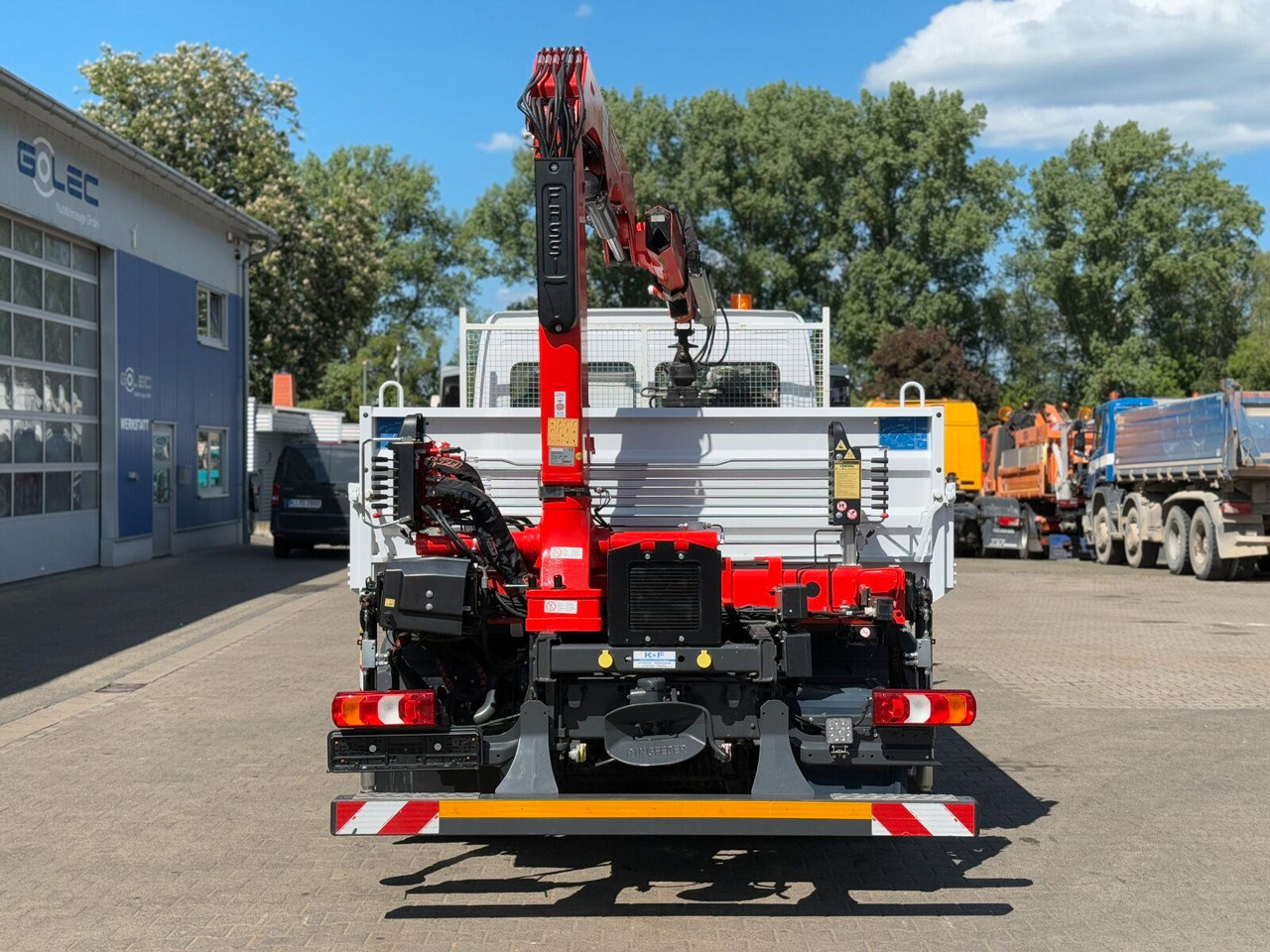 قلاب صغير Mercedes-Benz ATEGO 818 4x2 Euro 6 Kipper Kran FASSI F65B.0.22: صور 7