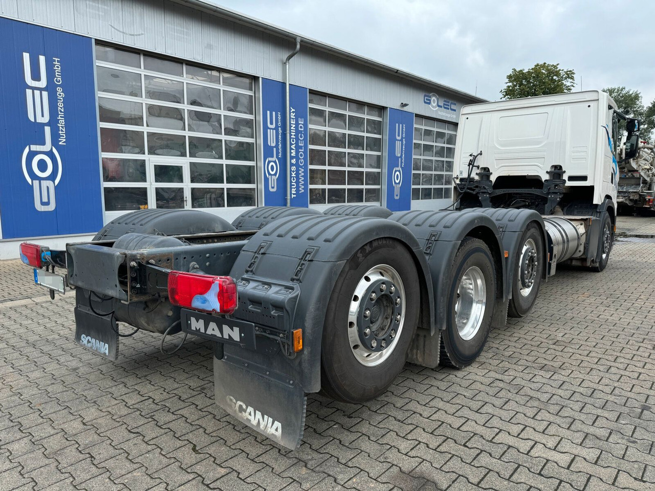Scania G 410 B8x2*6 NB LNG Fahrgestell Nebenantrieb - شاحنة صهريج, شاحنة كرين: صور 5 Scania G 410 B8x2*6 NB LNG Fahrgestell Nebenantrieb - شاحنة صهريج, شاحنة كرين: صور 5