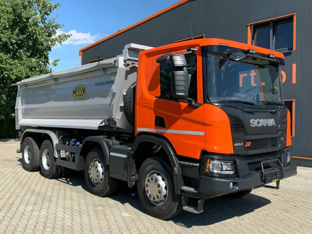 Scania P 420 8x4 Kipper Meiller 18,5m3 Euro 6 - قلابات: صور 1 Scania P 420 8x4 Kipper Meiller 18,5m3 Euro 6 - قلابات: صور 1
