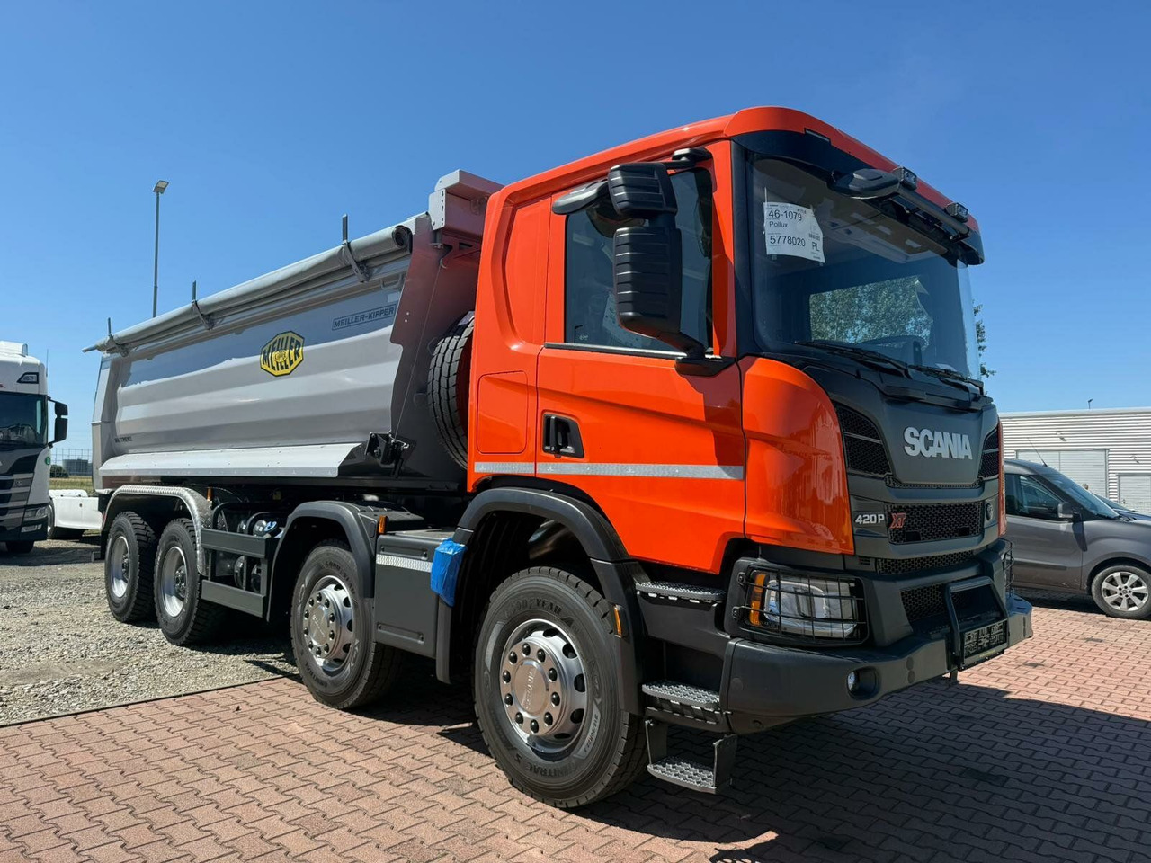 Scania P 420 8x4 Kipper Meiller Euro 6 - شاحنات قابلة للفك شاحنة: صور 1 Scania P 420 8x4 Kipper Meiller Euro 6 - شاحنات قابلة للفك شاحنة: صور 1