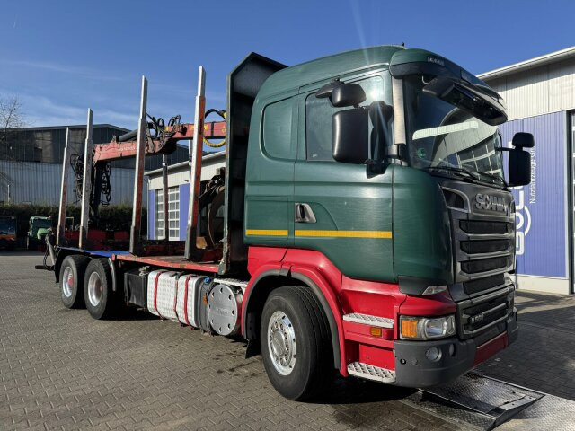 Scania R560 6x4 Holztransport Kran LOGLIFT HIAB 140S79R - شاحنة قطع الأشجار, شاحنة كرين: صور 1 Scania R560 6x4 Holztransport Kran LOGLIFT HIAB 140S79R - شاحنة قطع الأشجار, شاحنة كرين: صور 1