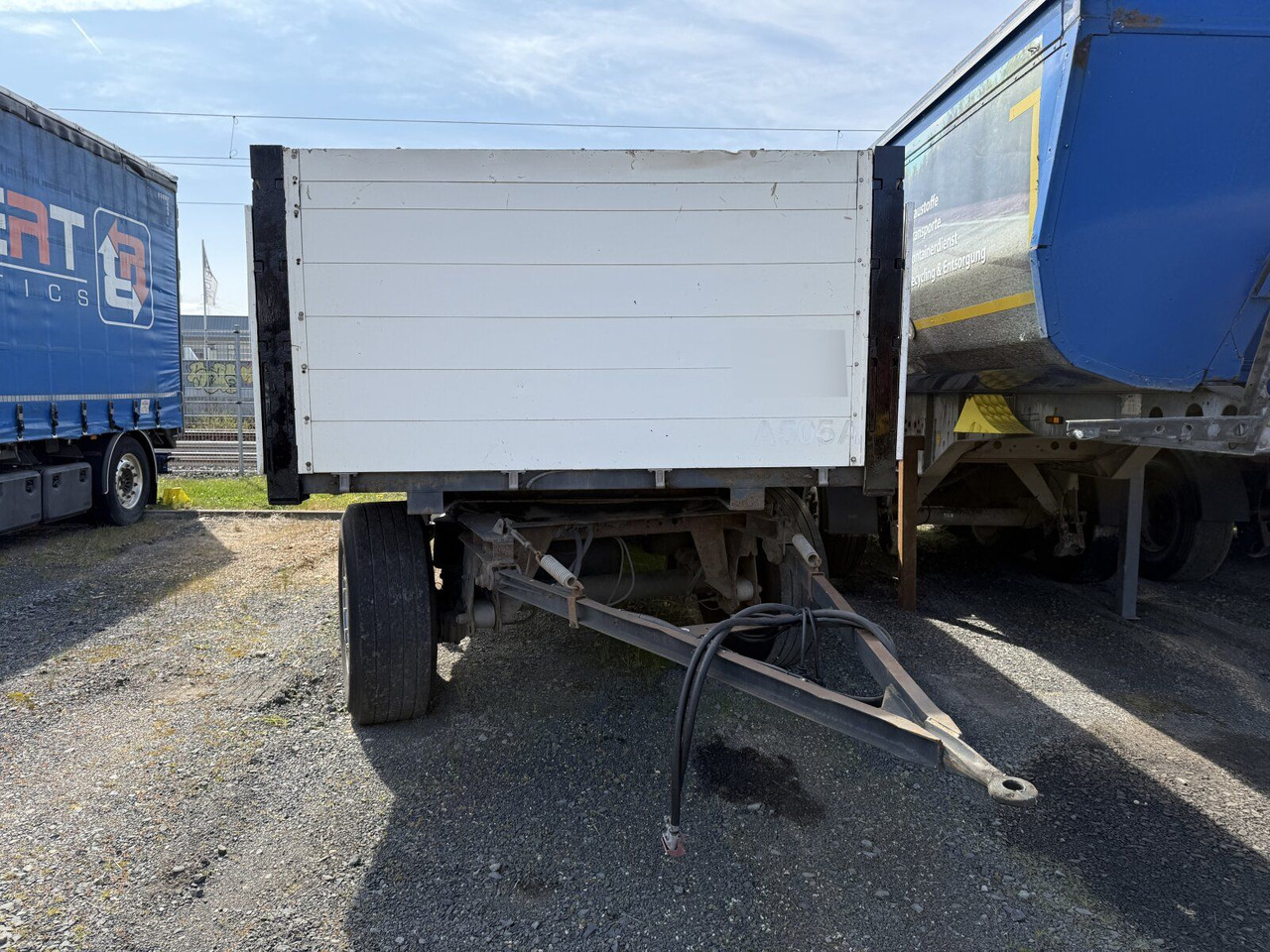 مقطورات مسطحة Schmitz Cargobull Gotha AFG 18 BS Baustoffanhänger 2 Achse: صور 7