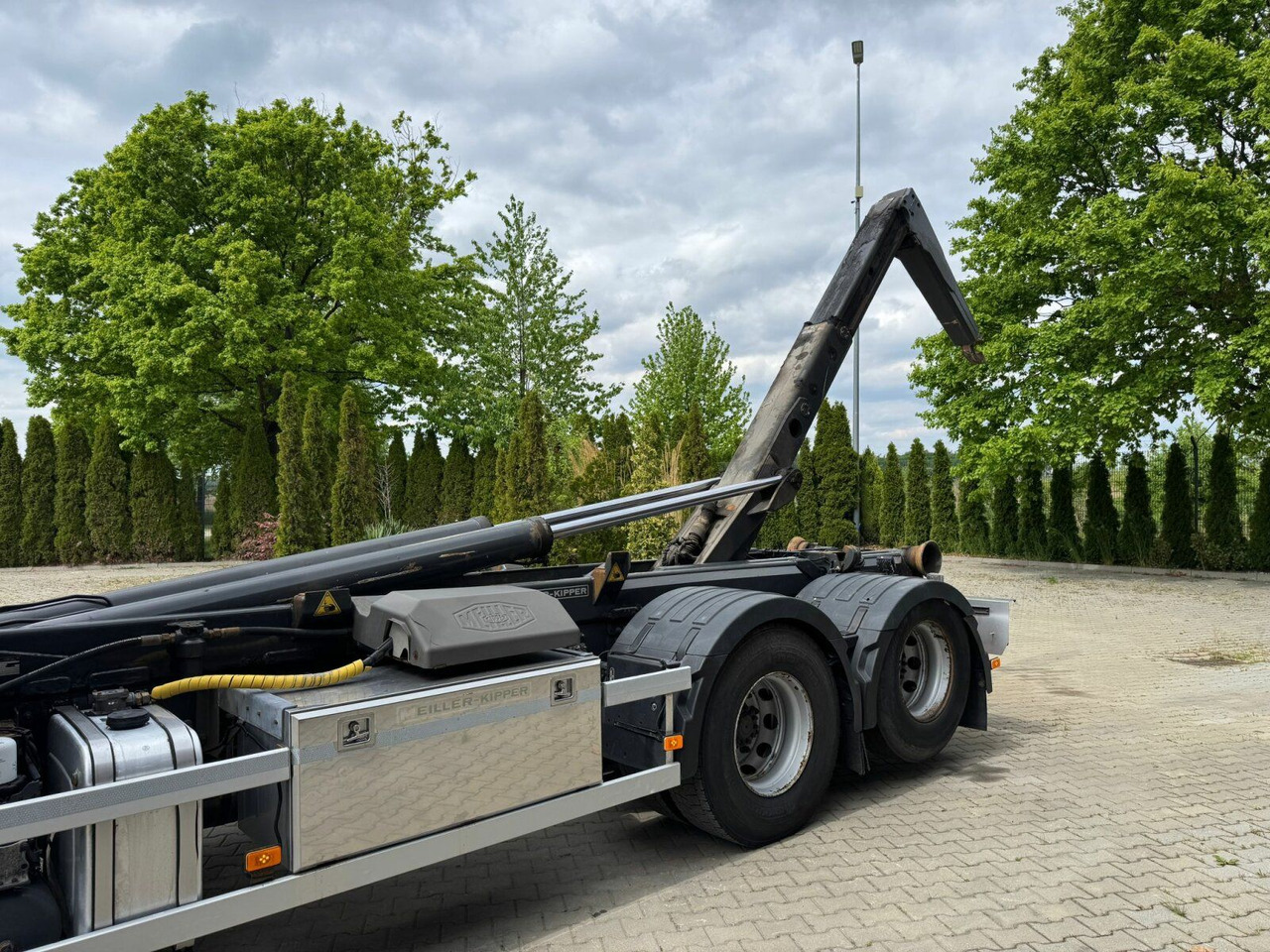 شاحنة ذات الخطاف Volvo FH 540 6x2 Abrollkipper MEILLER RK 26.67: صور 27