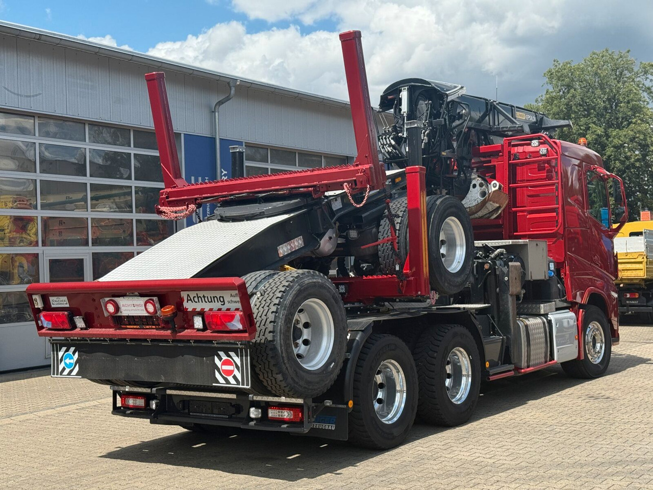 Volvo FH 540 6x4 Langholztransporter Kran + Anhänger - شاحنة قطع الأشجار, شاحنة كرين: صور 3 Volvo FH 540 6x4 Langholztransporter Kran + Anhänger - شاحنة قطع الأشجار, شاحنة كرين: صور 3