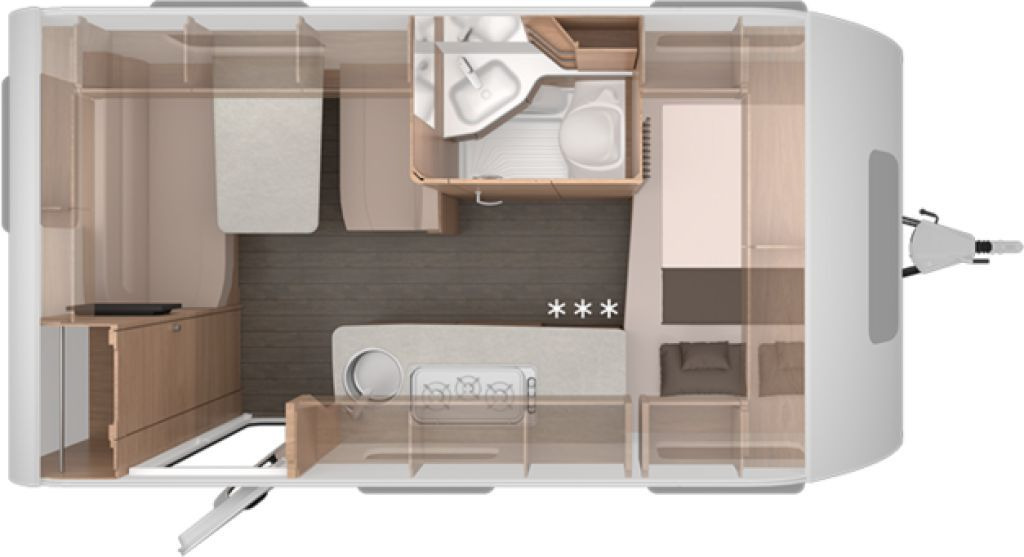Knaus Südwind 420 QD 60 YEARS Kühlschrank 142l - كرفان سحب: صور 2 Knaus Südwind 420 QD 60 YEARS Kühlschrank 142l - كرفان سحب: صور 2