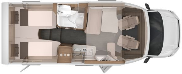 Knaus VAN WAVE 640 MEG VANSATION 163 PS/Schalter/4 Per - موتر هوم شبه متكامل: صور 2 Knaus VAN WAVE 640 MEG VANSATION 163 PS/Schalter/4 Per - موتر هوم شبه متكامل: صور 2
