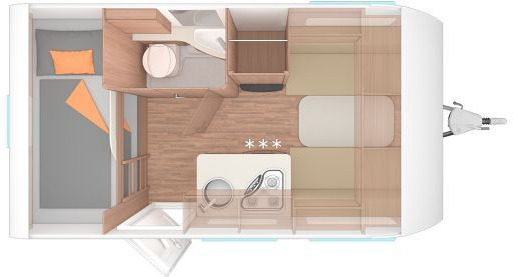 Weinsberg CaraOne 400 LK Auflastung 1200 kg - كرفان سحب: صور 2 Weinsberg CaraOne 400 LK Auflastung 1200 kg - كرفان سحب: صور 2