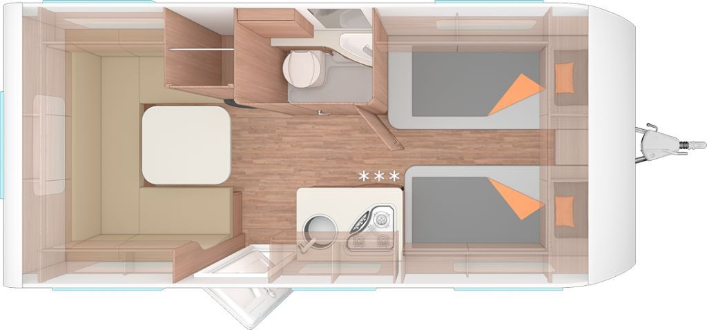 Weinsberg CaraOne 480 EU Auflastung 1500 kg - كرفان سحب: صور 2 Weinsberg CaraOne 480 EU Auflastung 1500 kg - كرفان سحب: صور 2